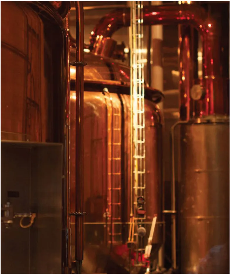 A brewhouse kettle.